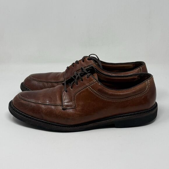 Allen Edmonds Wilbert Derby Shoes Mens 11 D Brown Leather Split Toe Casual Dress main image 15